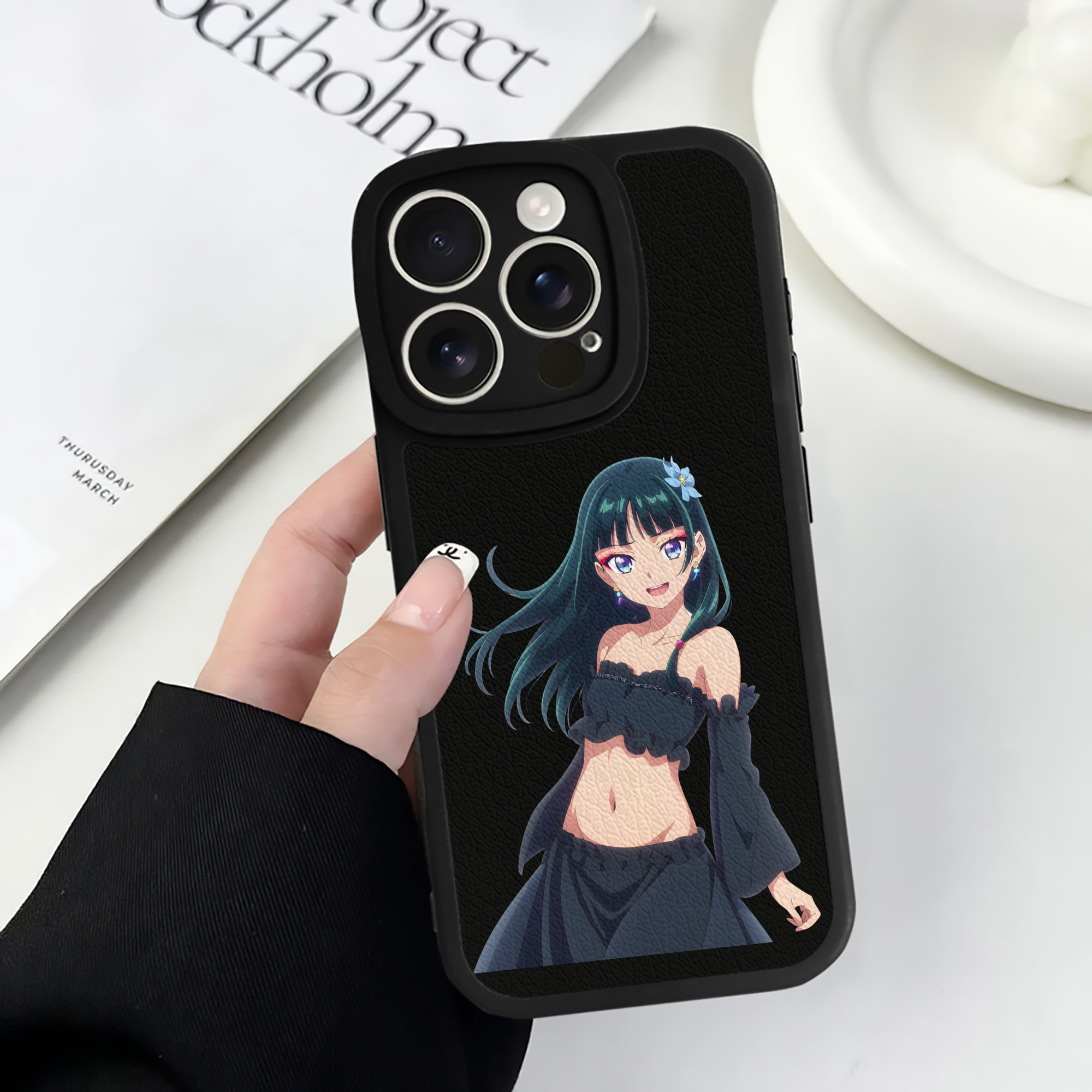 薬屋のひとりごと The Apothecary Diaries 【iPhone 16シリーズ対応】シリコンスマホケース（レザー調） 材質：シリコン